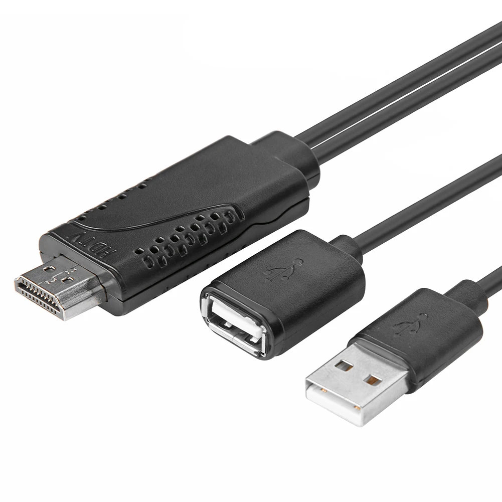 Adaptateur HDMI Pour IPhone Et IPad - Connecte Votre écran à La TV/HDTV/moniteur, Résolution 1080p, Plug & Play