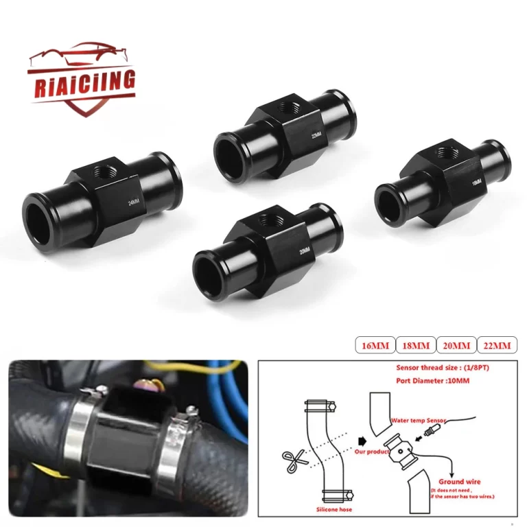 Adaptateur Capteur Température Yctze - Alliage Aluminium 28mm - Pour Tuyau Refroidissement Voiture