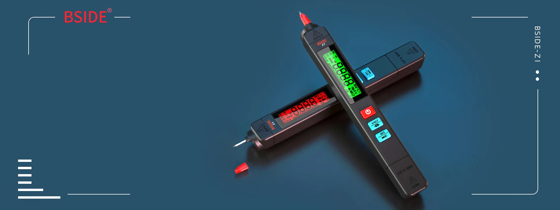 BSIDE-Multimètre numérique intelligent portable