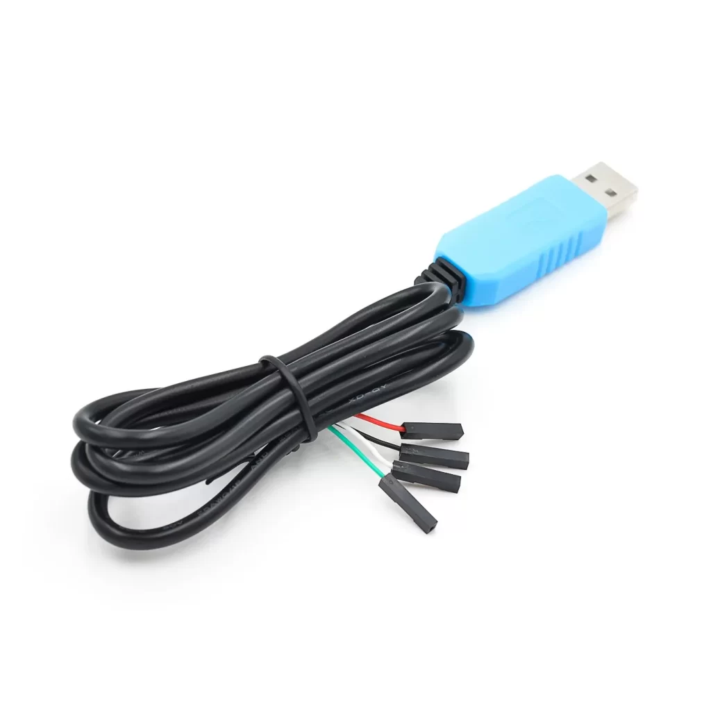 Câble Série USB DB9 FTDI FT232R Null Modem RS232 - Contrôle PC, TV, 1.8m Noir