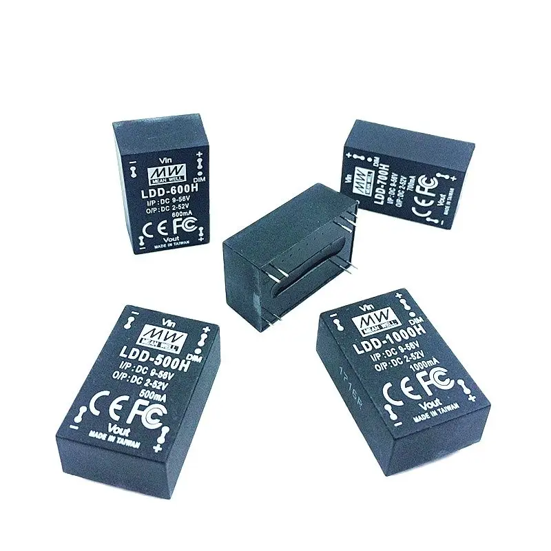 Pilote LED Linéaire 40W à Courant Constant BK-KHL040-1050Am - Gradation 1-10V/PWM, Sortie 600-1050mA 24-42V
