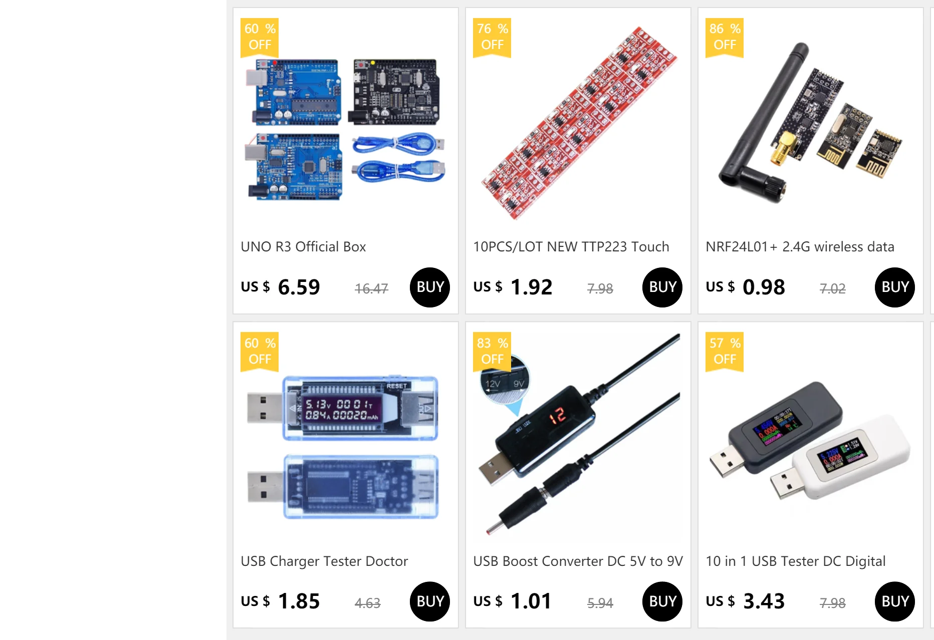 Carte d'écran LCD pour Ardu37