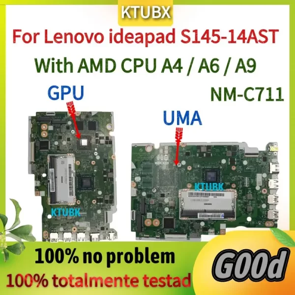 CARTE MÈRE OEM Lenovo IdeaPad Flex 5 14ALC05 Ryzen 3 5300u 8RAM