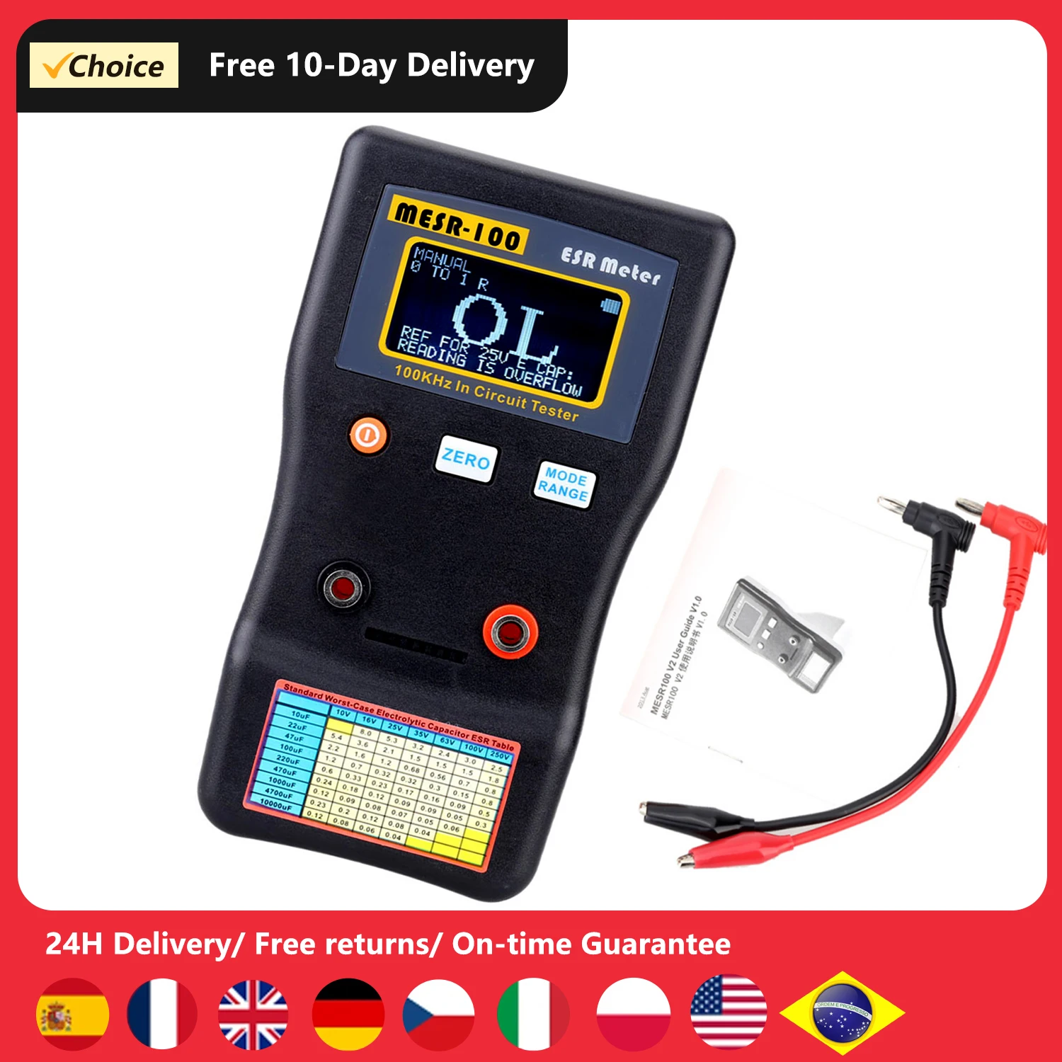 Testeur Esr Condensateur