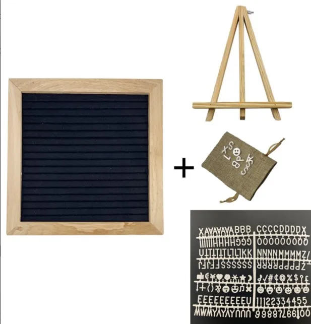 Tableau à lettres en feutre modifiable