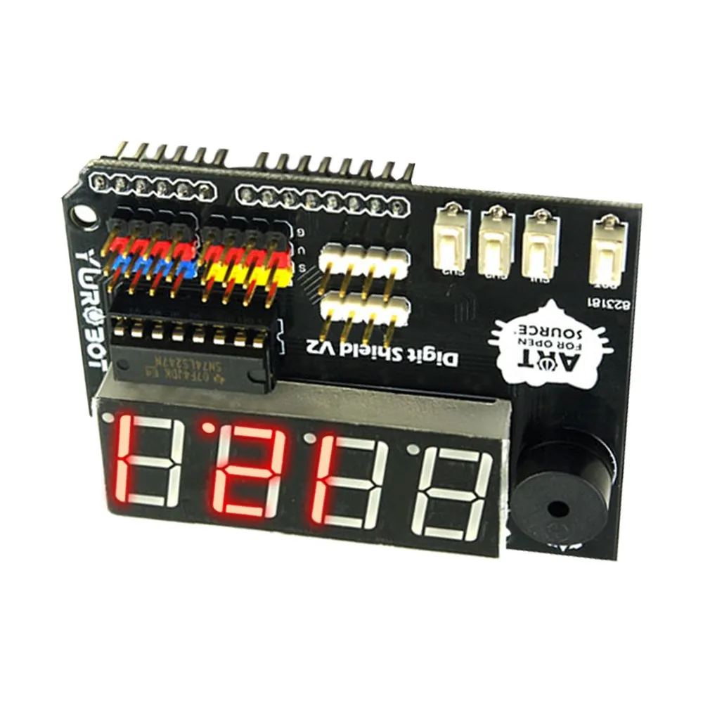 Module D'affichage Numérique LED TM1637 - 4 Chiffres, 7 Segments - Écran 0,56 Pouces - Tension 5V - Pour Projets Arduino, Horloges, Compteurs