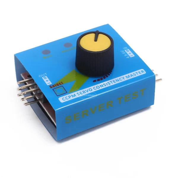 Testeur De Servo Pour RC – 3 Modes (manuel/neutre/balayage) – Connecte 1 à 3 Servos – Aluminium, Compatible Analogique/numérique
