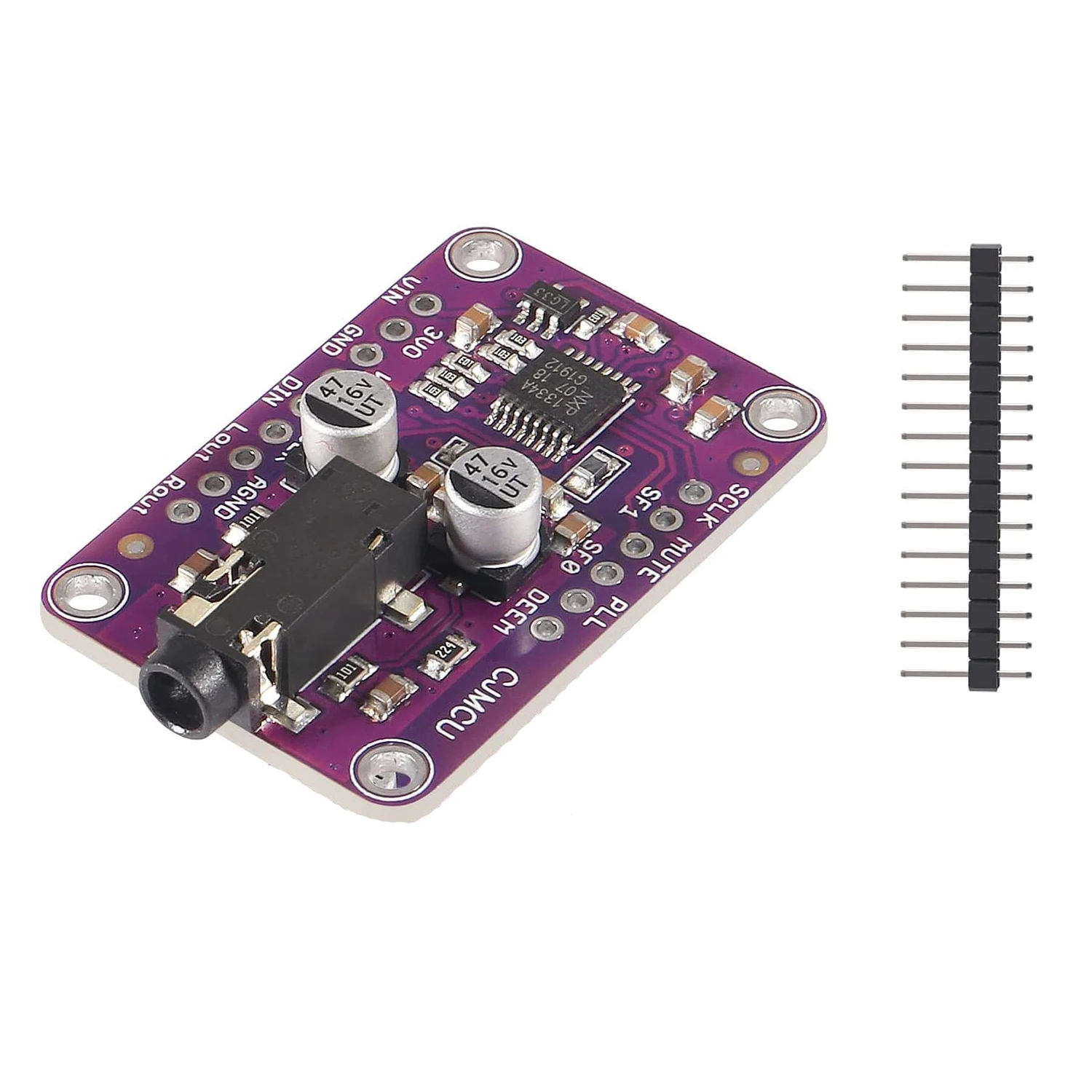 Lot De 5 Modules DAC CJMCU-1334 UDA1334A - Décodeur Audio Stéréo I2S, 3.3V-5V